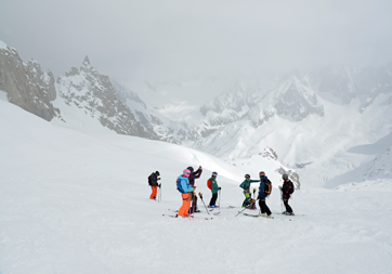 FREERIDEN IN CHAMONIX AM MONT-BLANC
